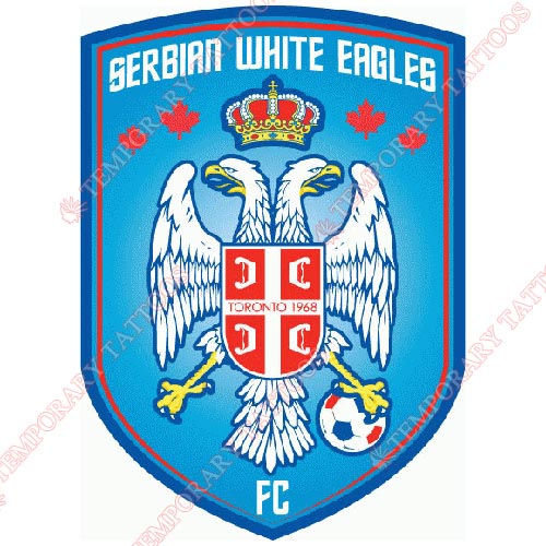 Serbian White Eagles FC Customize Temporary Tattoos Stickers NO.8474